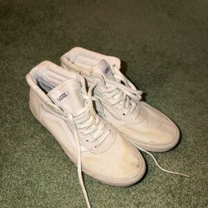 Vans Women's White High-Top Sneakers